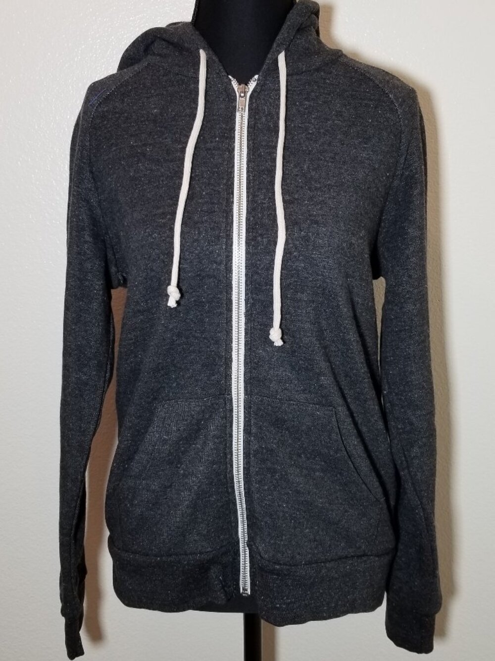 Alternative Apparel Earthleisure Hoodie Zip Sweatshirt Small Recycled Eco NWOT